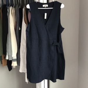 Madewell Wrap-Tie Dress, NWT